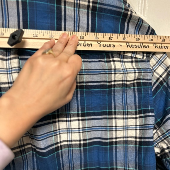 Men's American Eagle Classic Fit Plaid Long Sleeve Button Down Shirt Size XXL - Picture 10 of 10